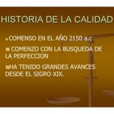 Timeline: historia de la calidad