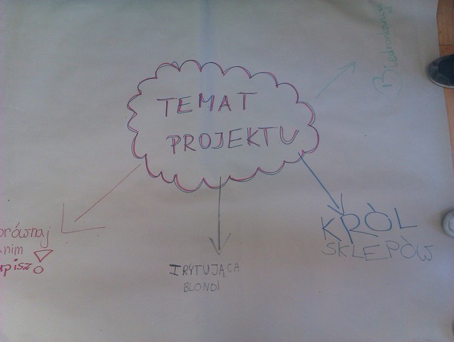 Wybranie tematu projektu i punktu badawczego.