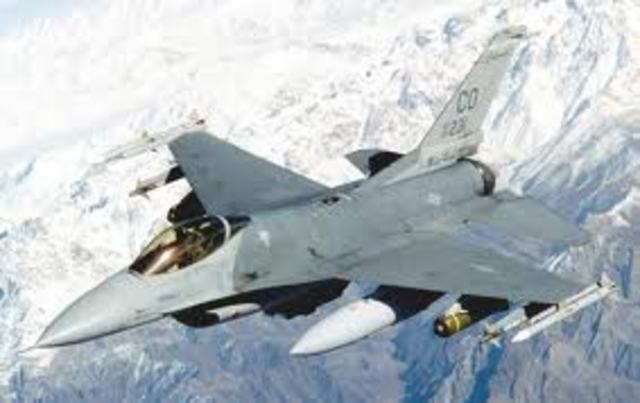 USAF F-16 shot down