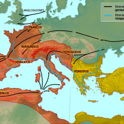 Timeline: INVASIONES GERMANICAS