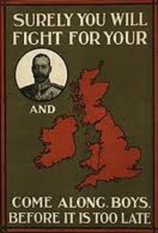 Australia decides to back Britain in war.