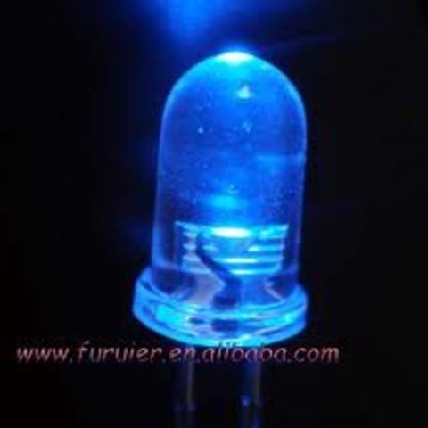 DIODOS LUMINOSOS AZULES (LEDs)