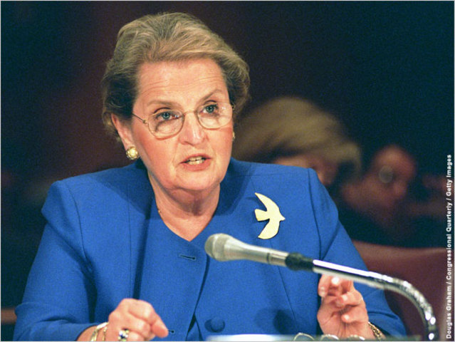 First Woman Secretary of State