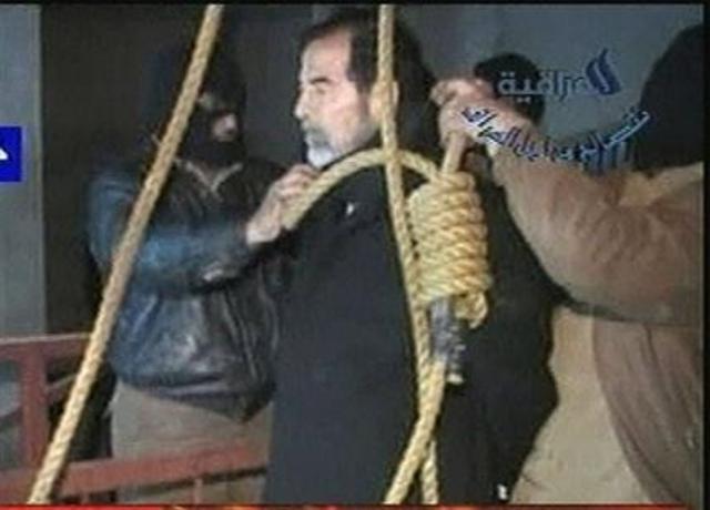 Saddam Hussein is executed