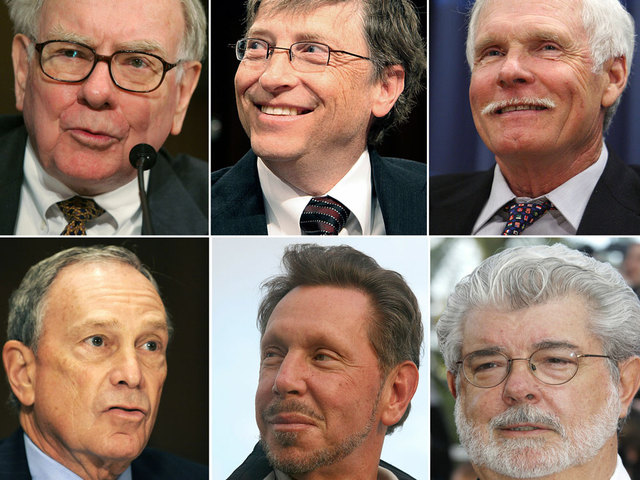Forty US billionaires announce plans to give half of their wealth to charitable organizations