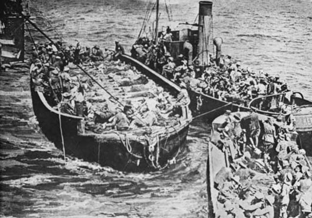 Evacuation of Suvla and ANZAC cove
