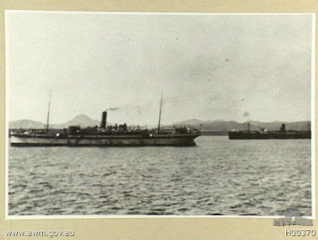 Hospital ship eavacuated (First)