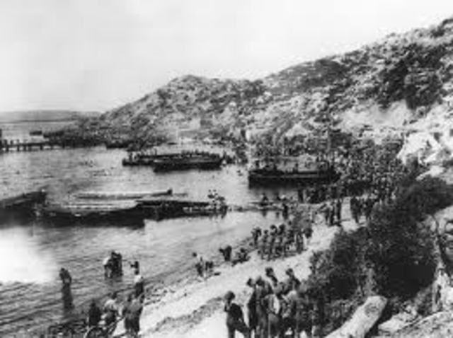 End of Gallipoli