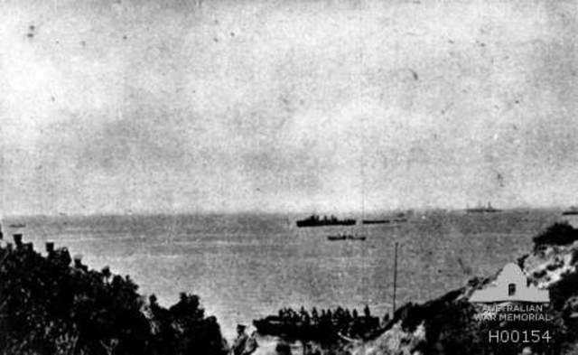 Arrival at Gallipoli