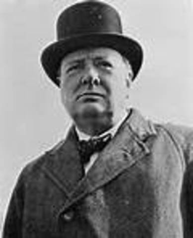 Churchill resigns
