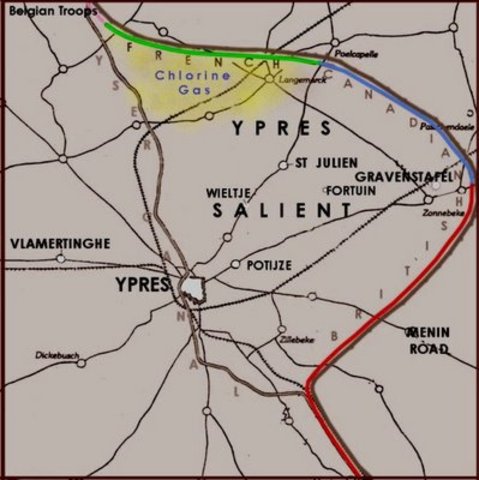 The French IX Corps take Control of the Ypres Salient