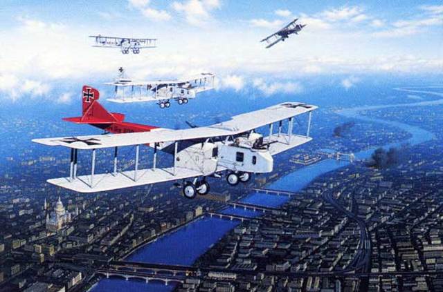 Aeroplane Raids on London