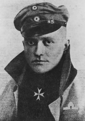 The Red Baron shot down