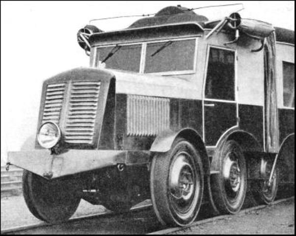 The very first rubber tyre