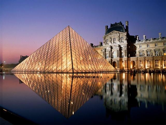 I.M.Pei's pyramid