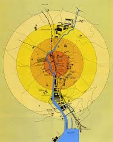 Little boy dropped on Hiroshima