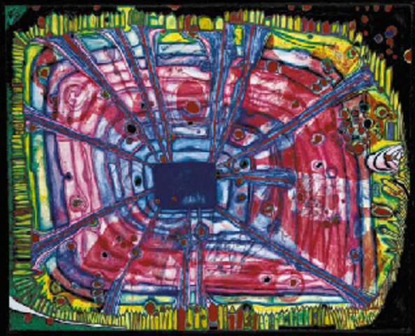 RAIN OF BLOOD DROPPING INTO JAPANESE WATERS LOCATED IN AN AUSTRIAN GARDEN