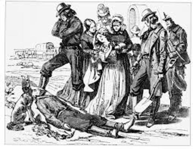 Unsanitary conditions on the Oregon Trail - Environment