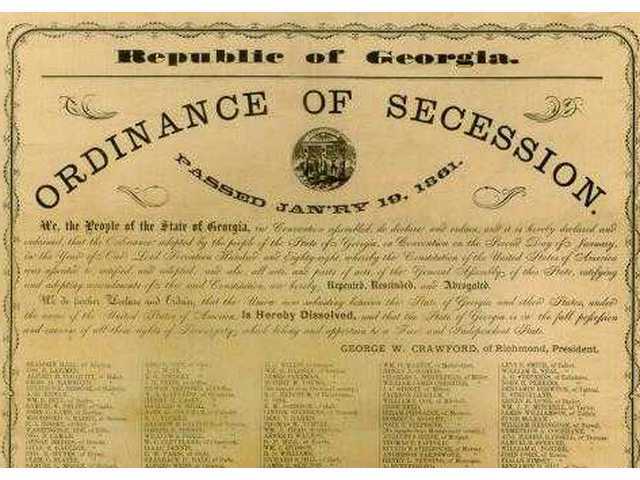 Georgia secedes