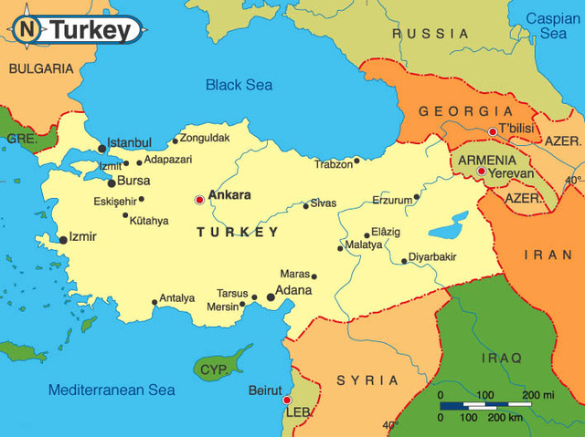 Turkey entered war as an ally of Germany and Austria