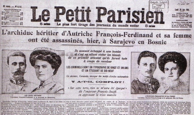 Assassination of Arch Duke Franz Ferdinand
