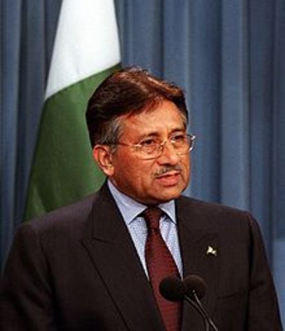 Army chief Pervez Musharraf seizes power in bloodless coup