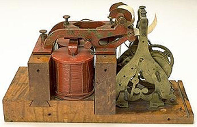 Samuel Morse invents the telegraph