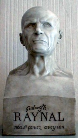 Réalisation du buste de Raynal par Jean-Joseph Espercieux