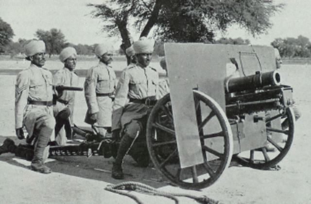 12:00 Indian mountain battery starts firing with only a single gun