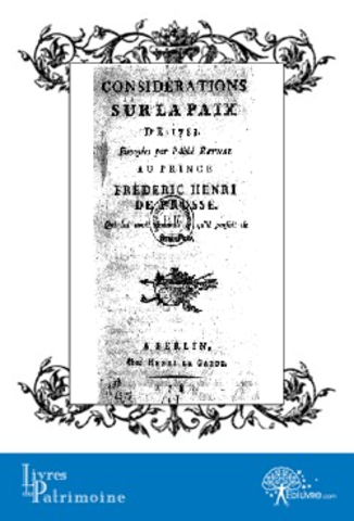 Considérations sur la paix en 1783