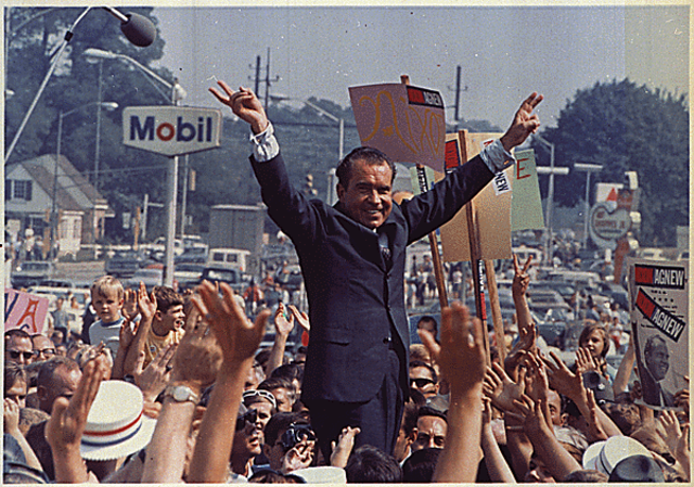 Nixon wins Presidency