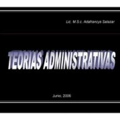 Timeline: TEORIAS ADMINISTRATIVAS