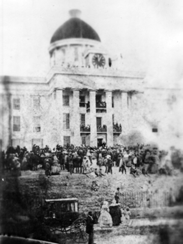 Jefferson Davis Inaguration