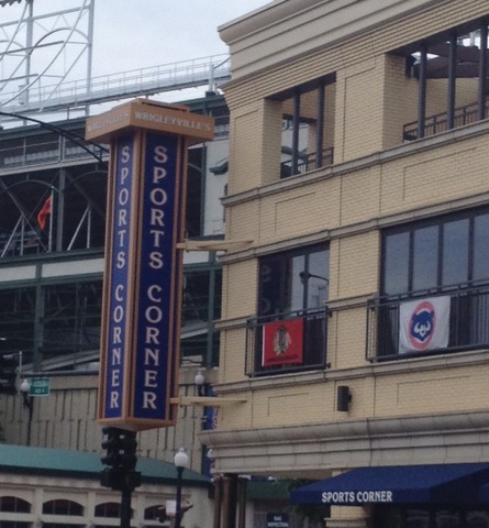 Fans spend their time at the Corner