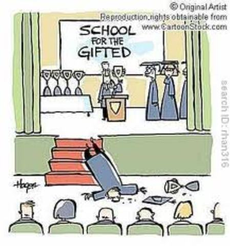 1st School for the gifted was opened.