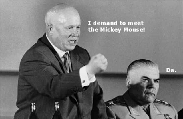 Khrushchev visits United States; denied access to Disneyland