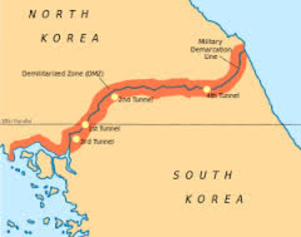 Vietnam split at 17th parallel