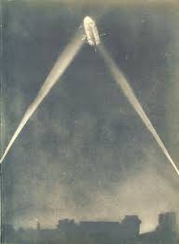 First Zeppelin attack on britan
