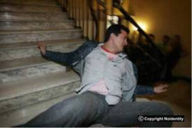 caida de las escaleras