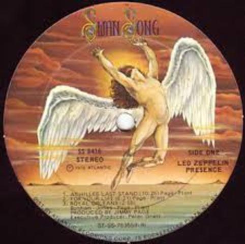 Crean su propio sello discográfico "Swan Song"
