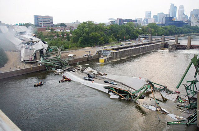 Minneapolis Bridge Collapsed