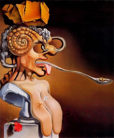 SUBREALISME (RETRATS): "RETRAT DE PICASSO"