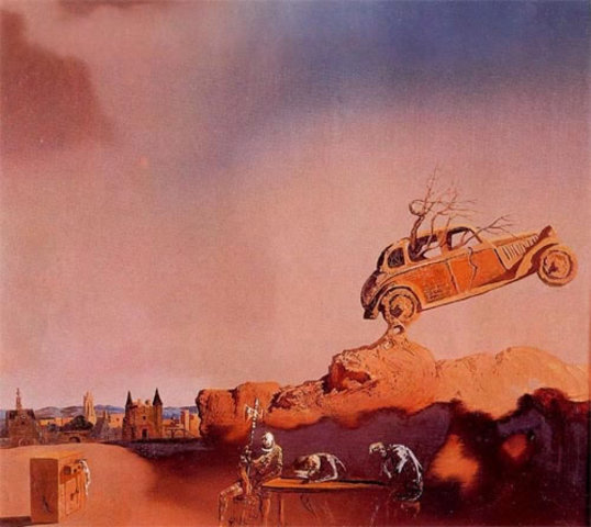 SUBREALISME (PAISATGES): "APARICIÓ DE LA CIUTAT DE DELFT"
