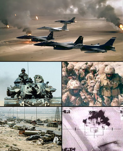 Gulf War Begins