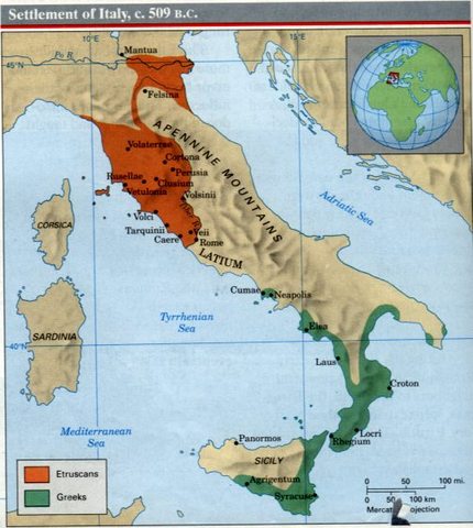 Etruscans and Romans