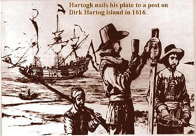 Dirk Hartog Arival To The West Coast