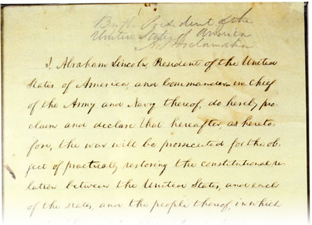 Preliminary Emancipation