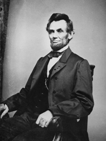 Lincoln elected as Republican Rep