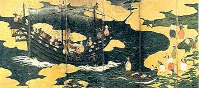 Portuguese first arrived in Japan