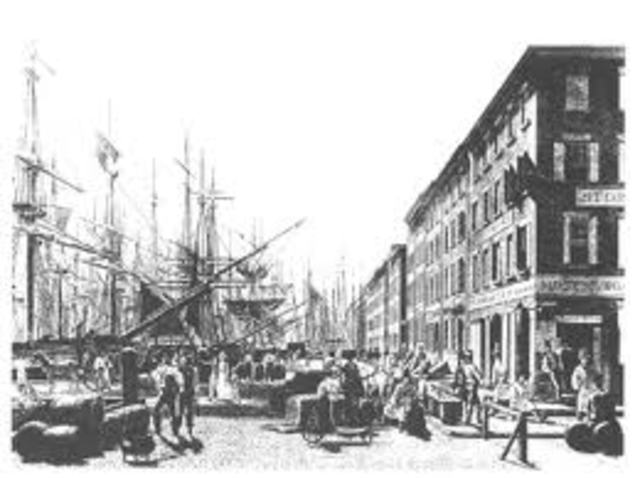 New York City as a temporary seat.